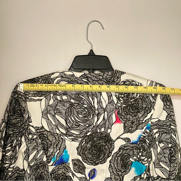 *NWOT* Halogen multi-color floral blazer - Picture 9 of 16